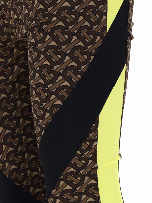 iKRIX BURBERRY: leggings - TB monogram patterned leggings