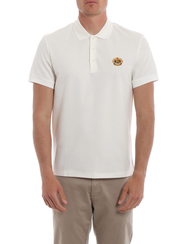 iKRIX BURBERRY: polo shirts - Densford white polo shirt