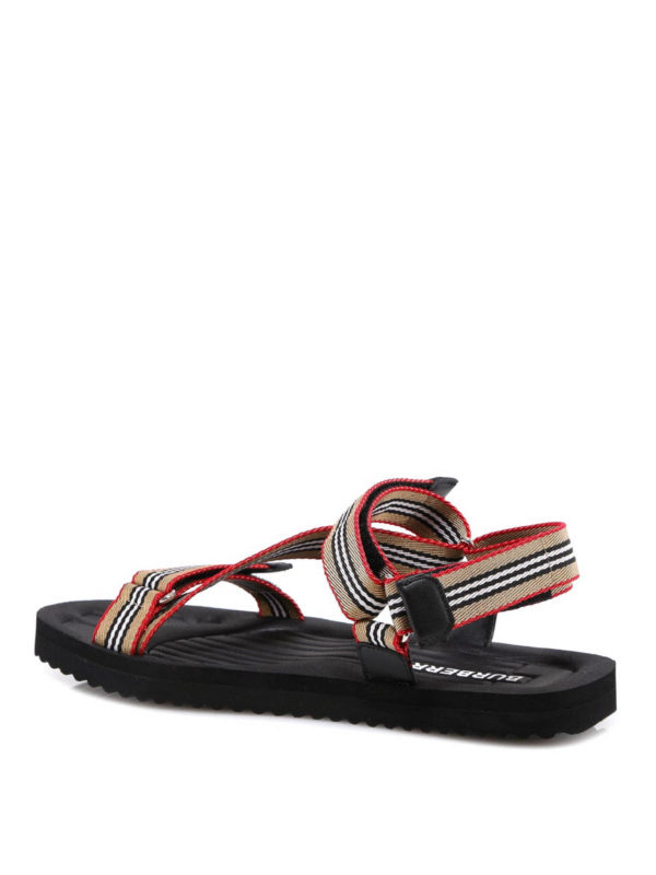 iKRIX BURBERRY: sandals - Velcro strap rubber sandals