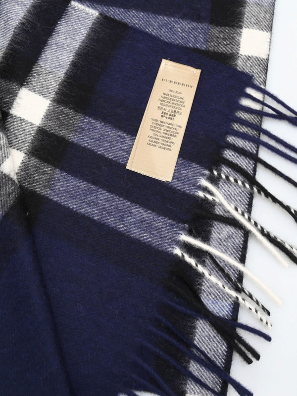 iKRIX BURBERRY: Bufandas y pañuelos - Bufanda Azul Para Hombre