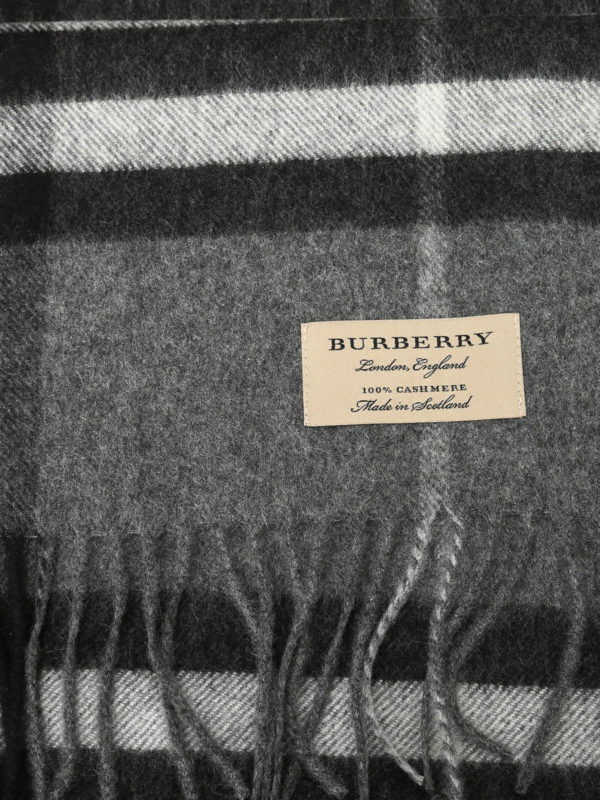 iKRIX BURBERRY: Bufandas y pañuelos - Bufanda Gris Para Mujer