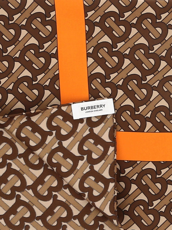 iKRIX BURBERRY: scarves - TB monogram printed scarf