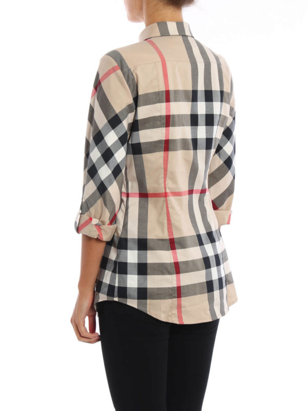 iKRIX BURBERRY: Camisas - Camisa Marrón Para Mujer