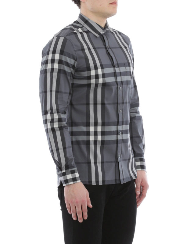 iKRIX BURBERRY: shirts - Checked Nelson shirt
