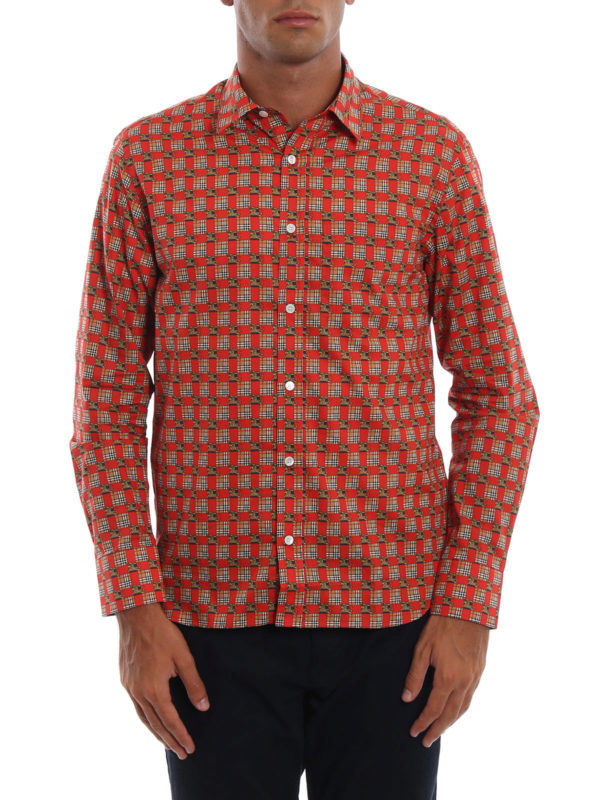 iKRIX BURBERRY: Hemden - Hemd - Rot