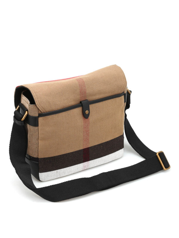 iKRIX BURBERRY: shoulder bags - Check canvas messenger