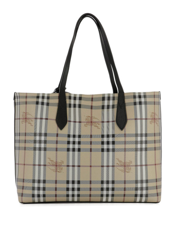 iKRIX BURBERRY: totes bags - Leather medium reversible tote