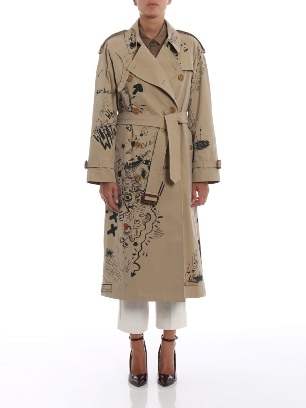 iKRIX BURBERRY: Trenchcoats - Trenchcoat - Gemustert
