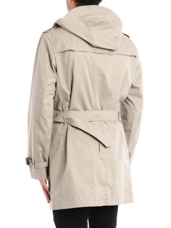 Burberry delsworth sale hooded trench coat