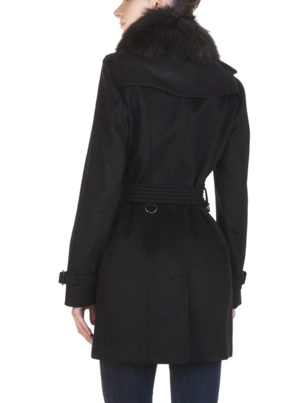 Burberry Sandringham trench coat - ブラック|4020961 | THEBS