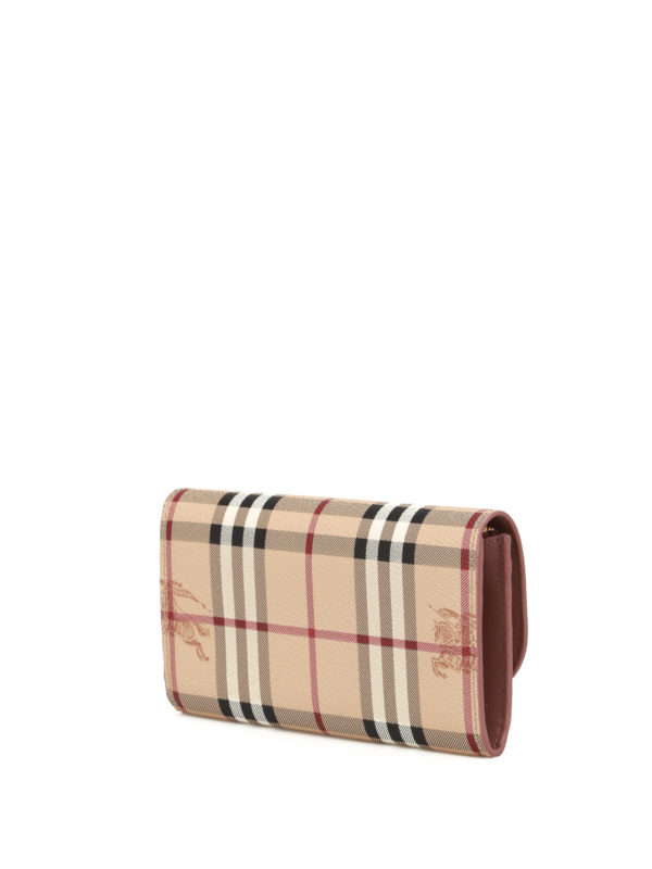 Wallets purses Burberry Haymarket Check continental wallet 4060448