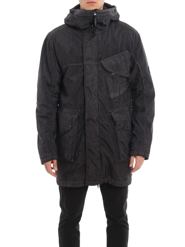 iKRIX C.P. COMPANY: padded coats - Quartz hooded padded coat