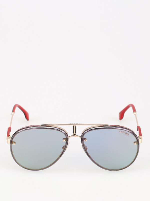 sunglasses Carrera black in the shape of Square unisex 204384R6064HA |  GioiaPura.