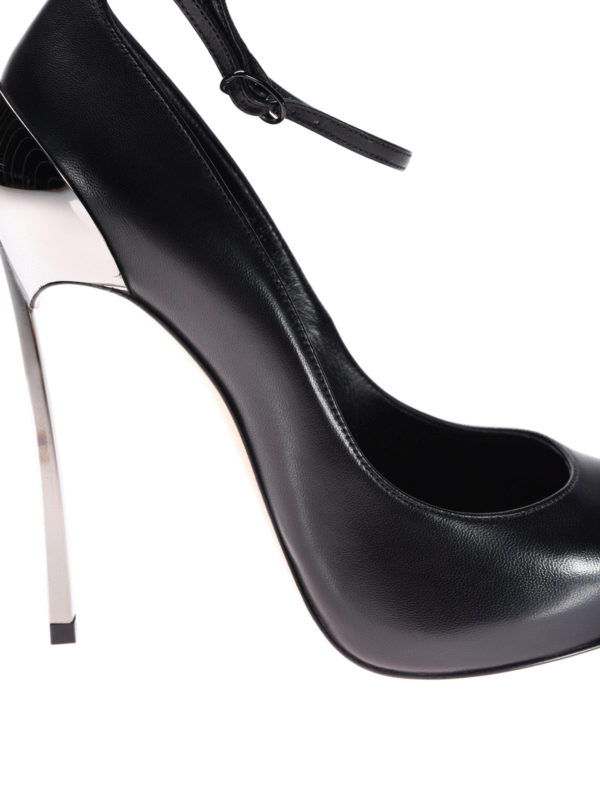 iKRIX Casadei: court shoes - Techno Blade black leather pumps