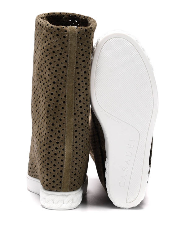 iKRIX Casadei: Sneaker - Sneaker Drilled - Dunkelgrün