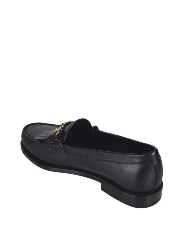 iKRIX CELINE: Loafers & Slippers - Fringed Luco loafers in black