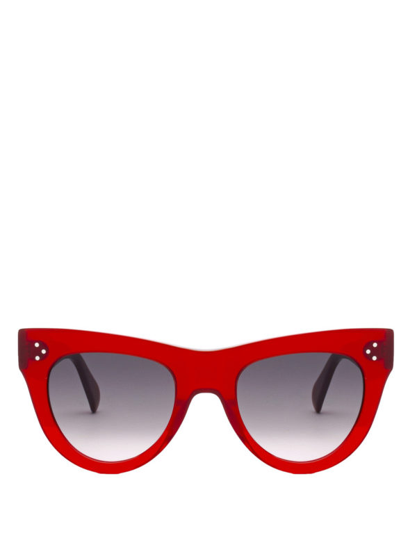 Céline Bright red acetate sunglasses - Red - Women|CL40016IS66B display picture 2