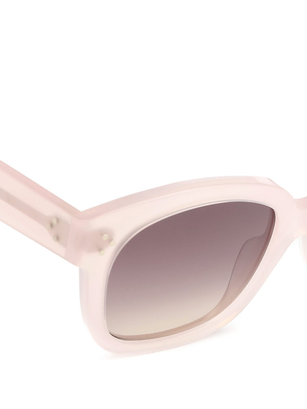 iKRIX CELINE: sunglasses - Light pink squared frame sunglasses