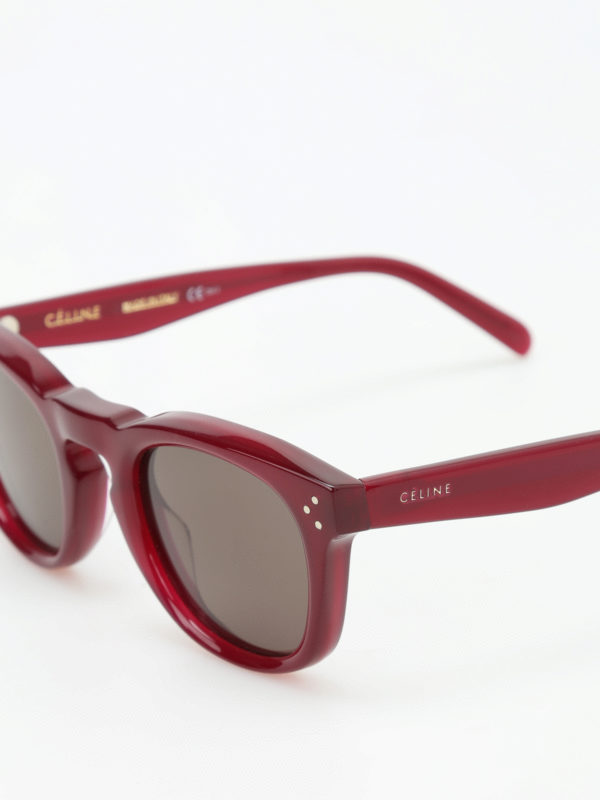 iKRIX CELINE: サングラス - サングラス ユニセックス - ダークレッド