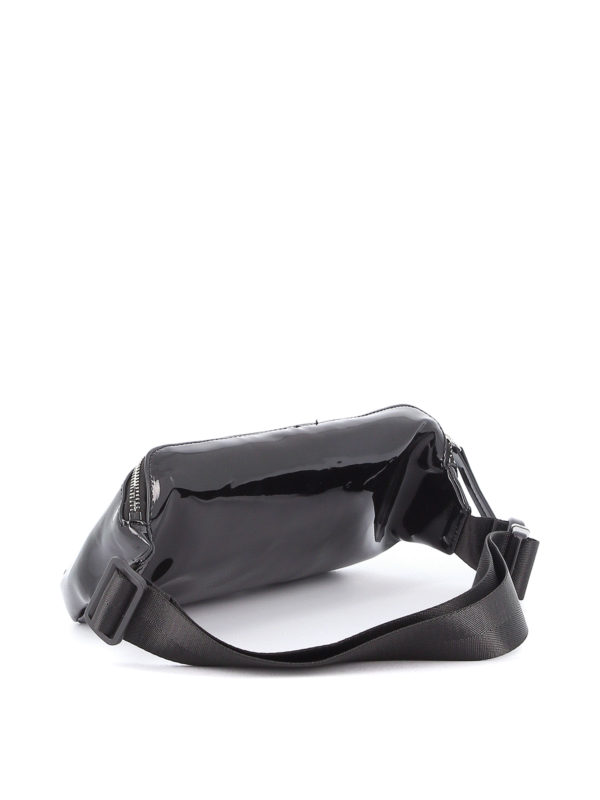 iKRIX CHIARA FERRAGNI: belt bags - Flirting black vinyl bum bag