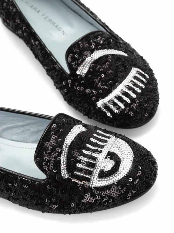 iKRIX CHIARA FERRAGNI: Mocasines y Zapatillas - Jeans Acampanados Flirting - Negro