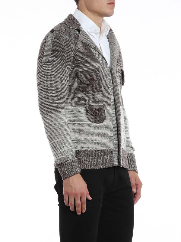 iKRIX Class Roberto Cavalli: cardigans - Marble effect cardigan