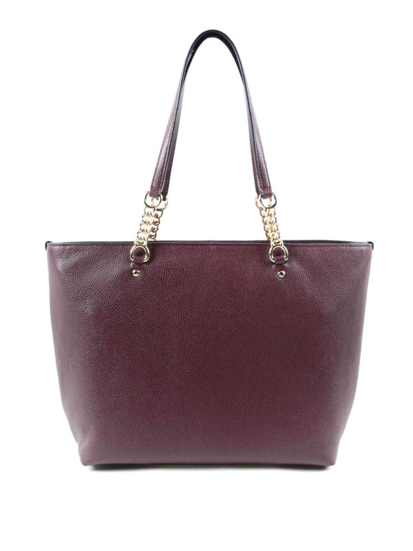 Coach Sophia pebble leather tote Brown Women 36600LIOXBLOOD