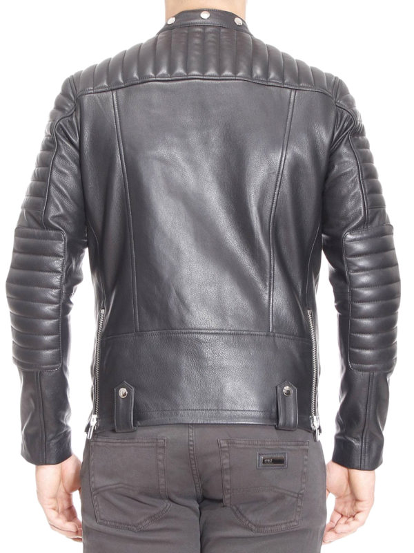 iKRIX Colmar Originals: Lederjacken - Ledermantel Fur Herren - Schwarz