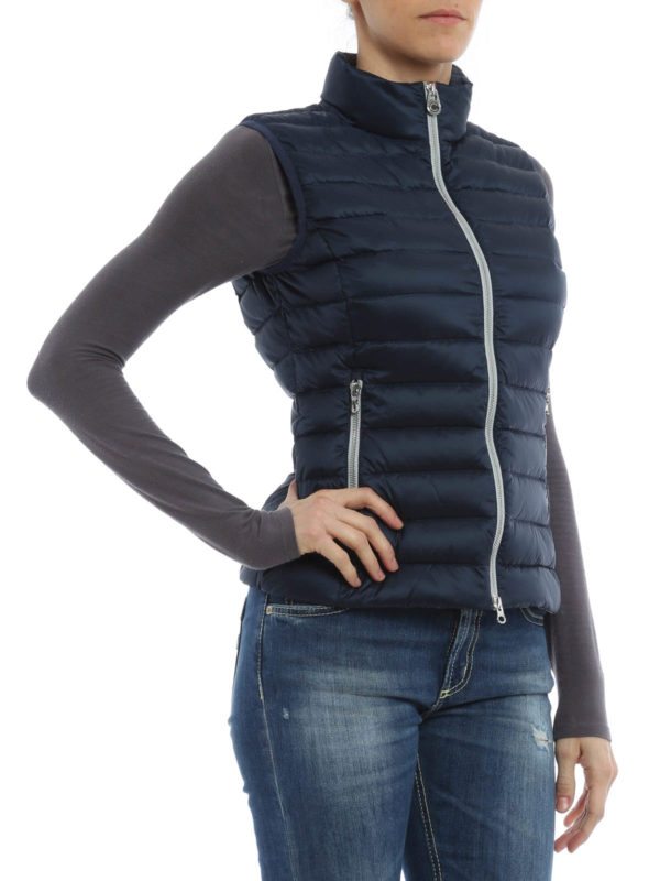 iKRIX Colmar Originals: Kurze Daunenjacken - Weste Fur Damen - Blau