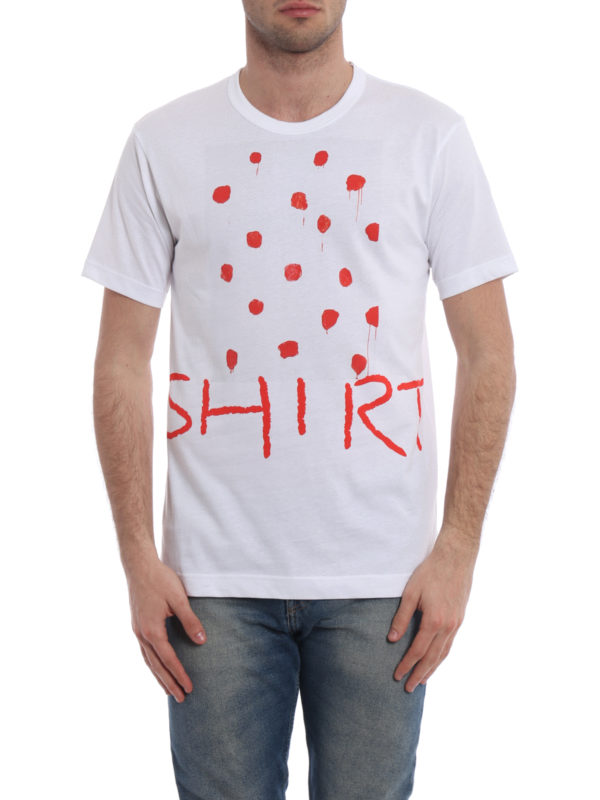 iKRIX COMME DES GARCONS SHIRT: T-shirts - T-Shirt - Weiß
