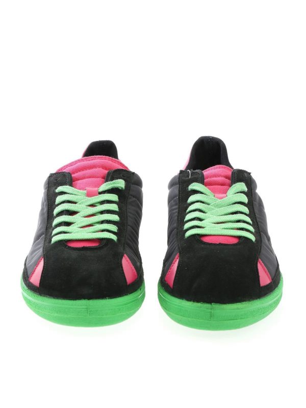 iKRIX COMME DES GARCONS SHIRT: trainers - Sneakers in black fuchsia and green