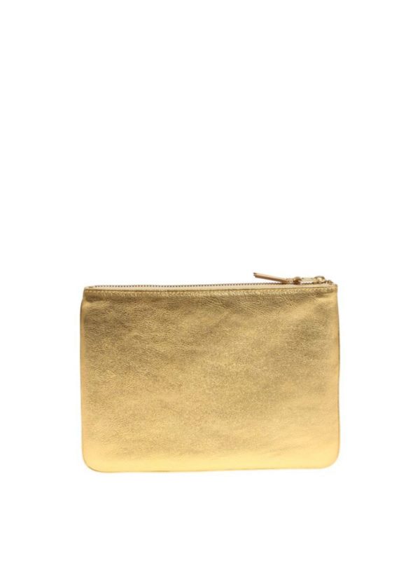 iKRIX COMME DES GARÇONS WALLET: pochette - Bustina dorata in pelle