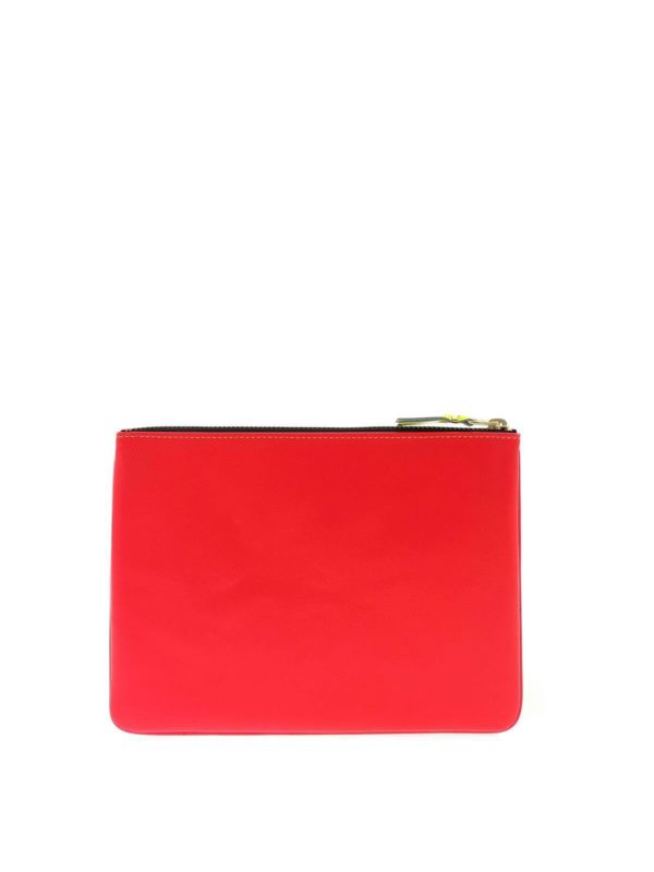 iKRIX COMME DES GARÇONS WALLET: clutches - Super Fluo pouch in orange and pink