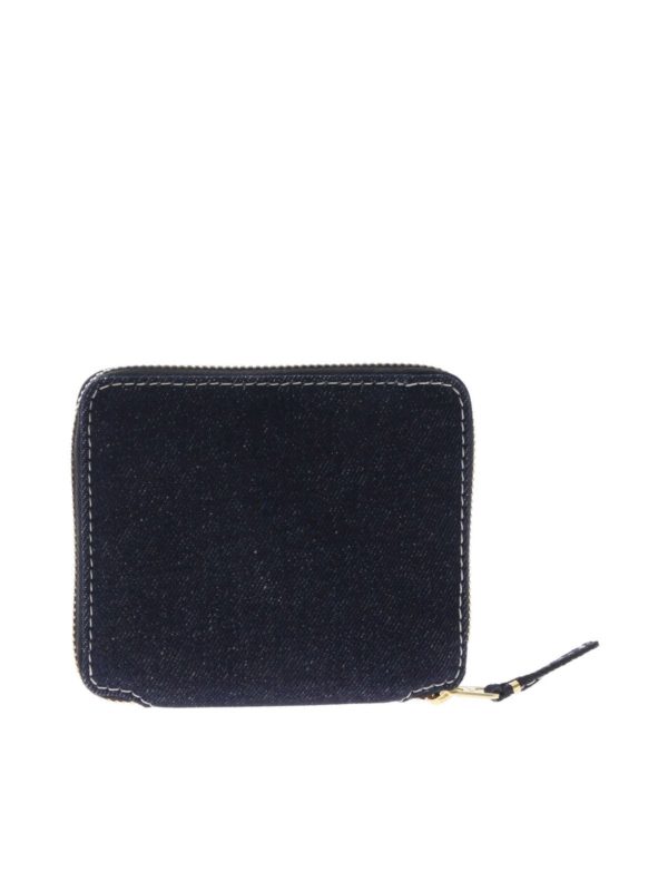 iKRIX COMME DES GARÇONS WALLET: portafogli - Portafoglio blu in denim