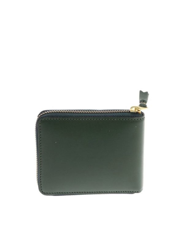 iKRIX COMME DES GARÇONS WALLET: wallets & purses - Bottle green color leather wallet