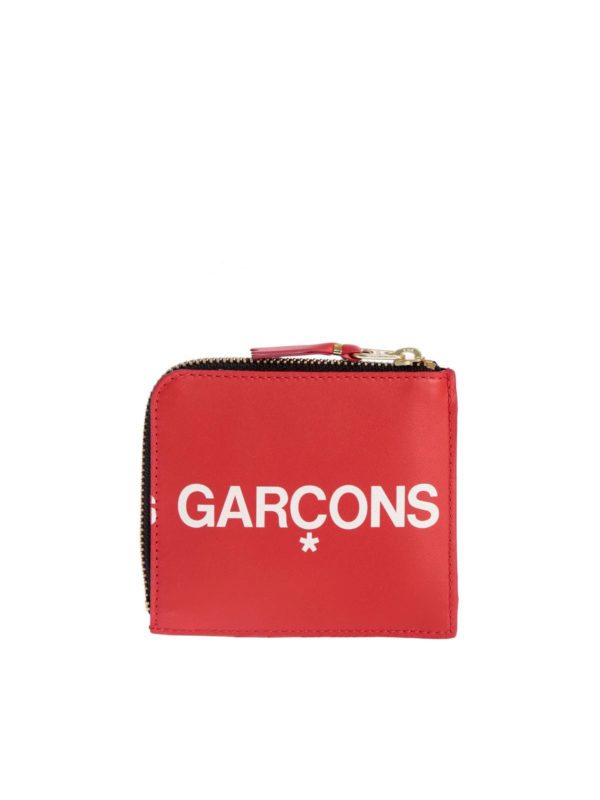 iKRIX COMME DES GARÇONS WALLET: wallets & purses - Huge Logo coin purse in red
