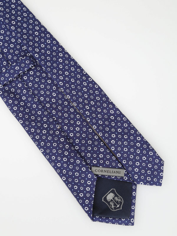 iKRIX CORNELIANI: ties & bow ties - Micro patterned silk tie