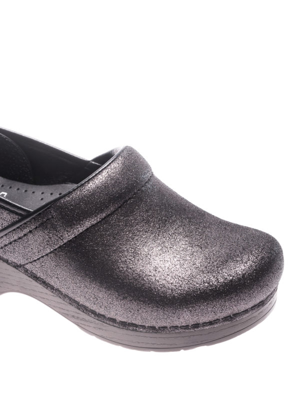 iKRIX DANSKO: mules shoes - Professional metallic suede clogs