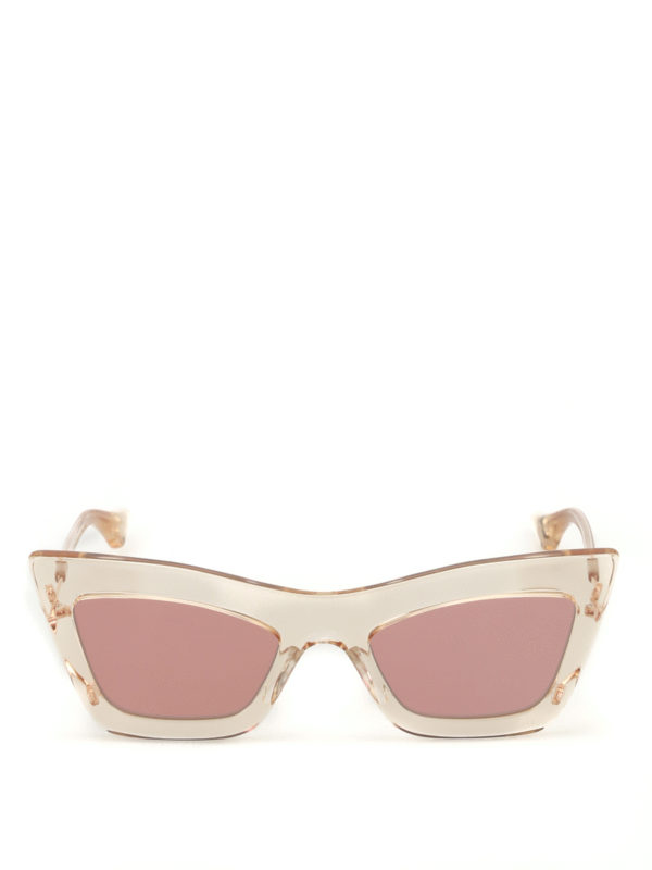 iKRIX DITA: sunglasses - Erasur sheer frame sunglasses
