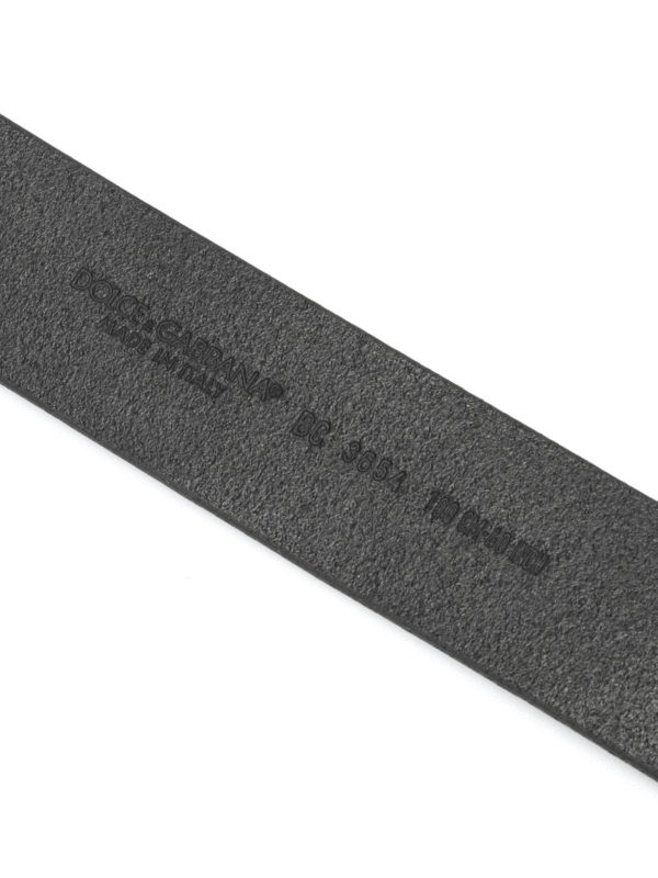 iKRIX DOLCE & GABBANA: Ceintures - Ceinture Noir Pour Homme