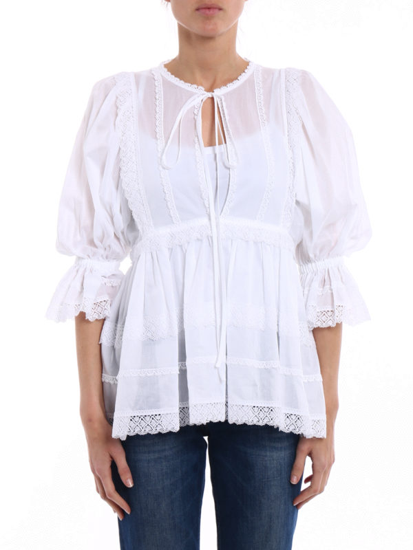 iKRIX DOLCE & GABBANA: Blusen - Bluse - Weiß