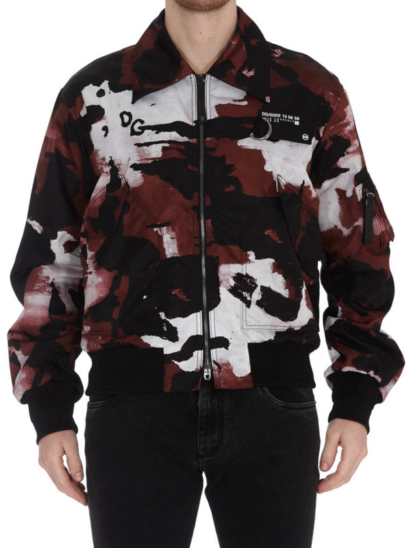 iKRIX DOLCE & GABBANA: bombers - Camouflage bomber jacket