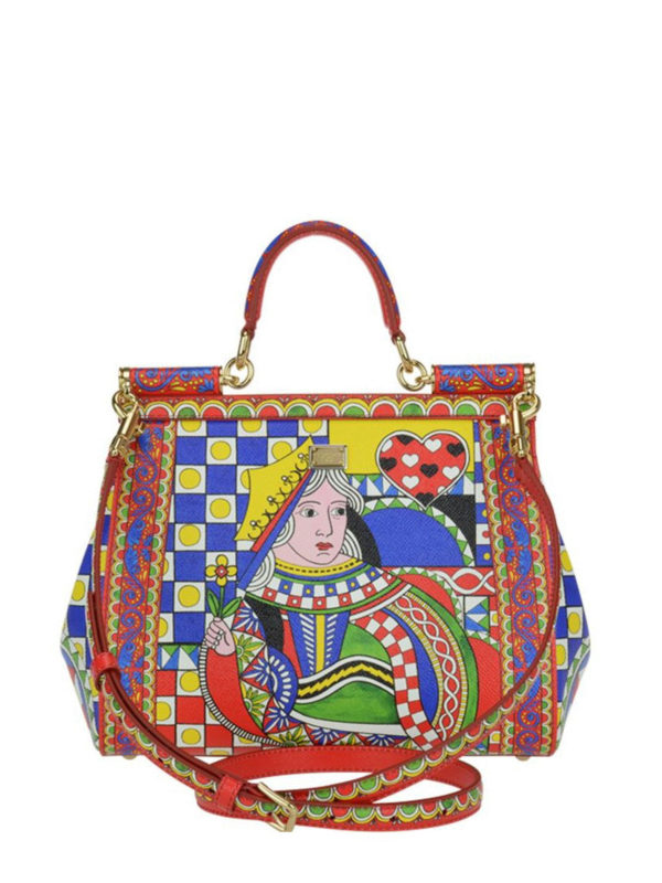 iKRIX DOLCE & GABBANA: bauletti - Borsa Sicily M con carte da gioco