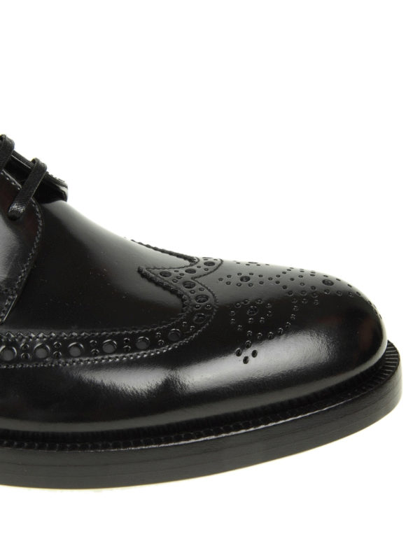 iKRIX DOLCE & GABBANA: classiche - Stringate Derby in pelle dettagli brogue