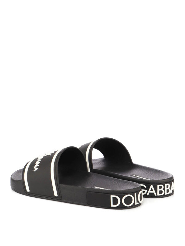 iKRIX DOLCE & GABBANA: ciabattine mare - Ciabatte da mare in gomma con logo