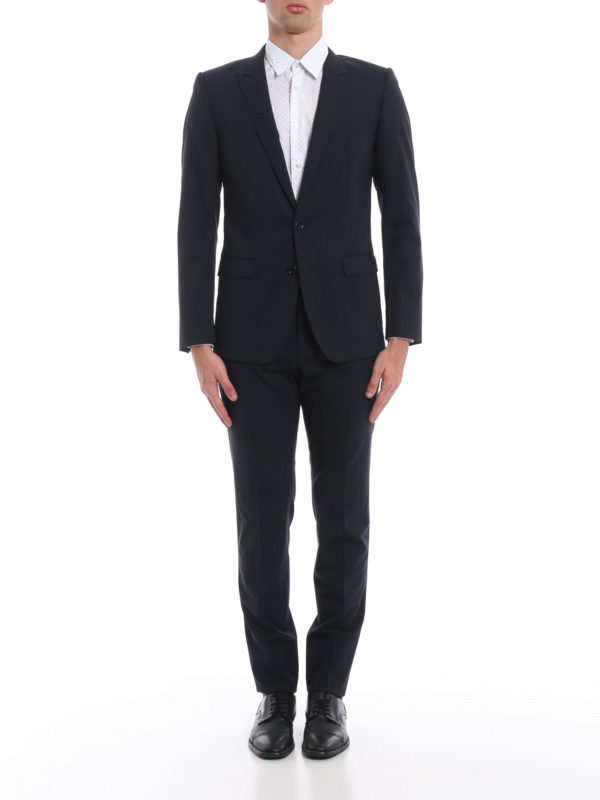 iKRIX DOLCE & GABBANA: formal suits - Virgin wool dark blue formal suit
