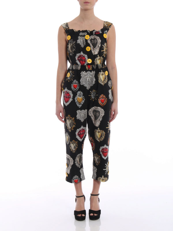 iKRIX DOLCE & GABBANA: Jumpsuits - Jumpsuit - Gemustert