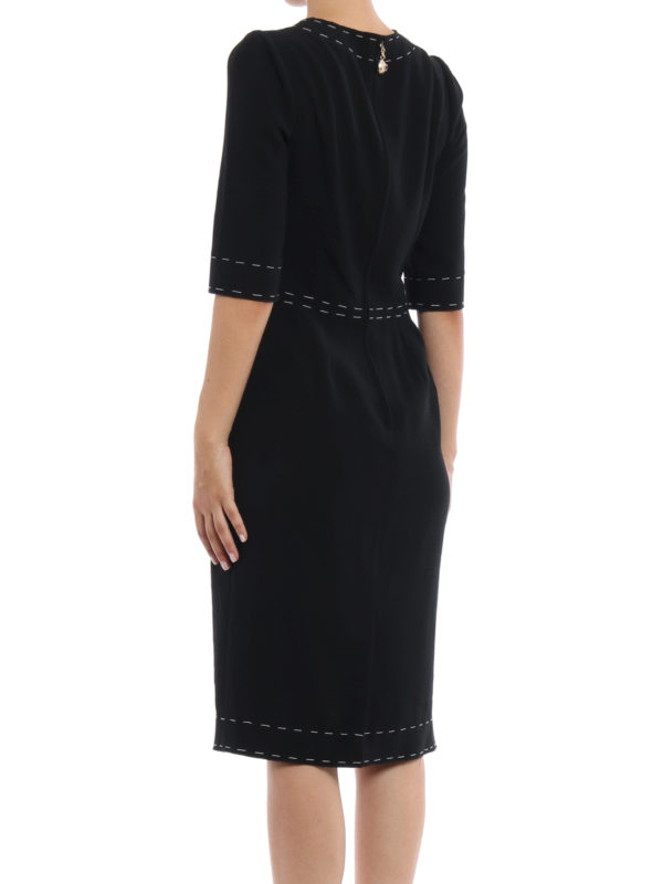 iKRIX DOLCE & GABBANA: Knielange Kleider - Knielanges Kleid - Einfarbig