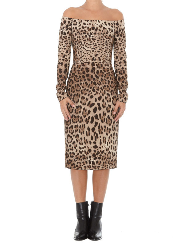 iKRIX DOLCE & GABBANA: Knielange Kleider - Knielanges Kleid - Gemustert