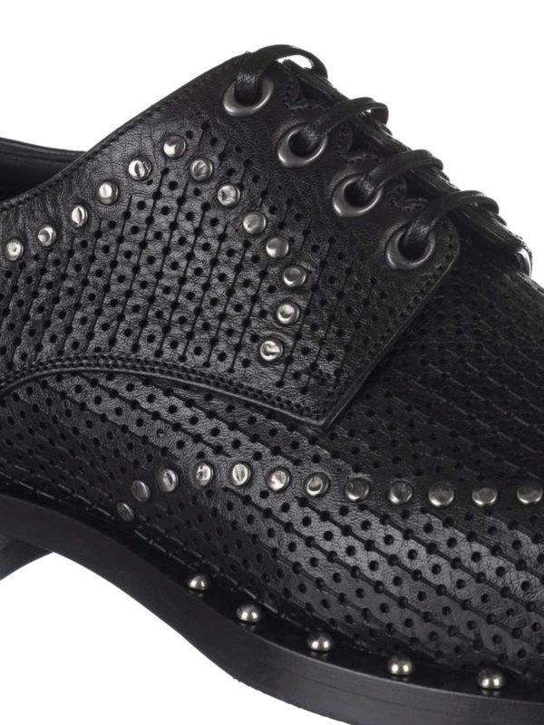 iKRIX DOLCE & GABBANA: lace-ups shoes - Marsala leather derby shoes